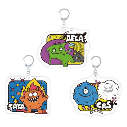 Monster Acrylic Keychains