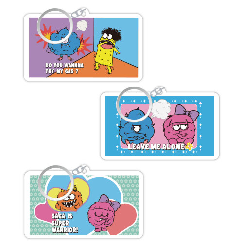 Monster Acrylic Keychains