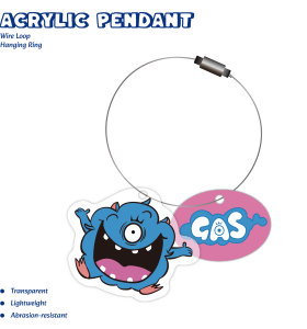 Monster Acrylic Keychains