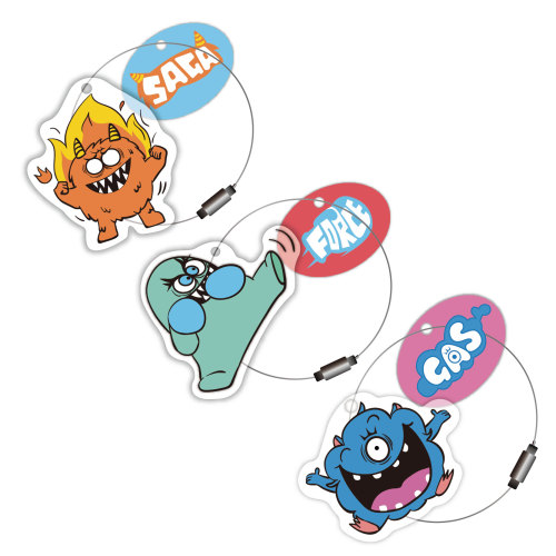 Monster Acrylic Keychains
