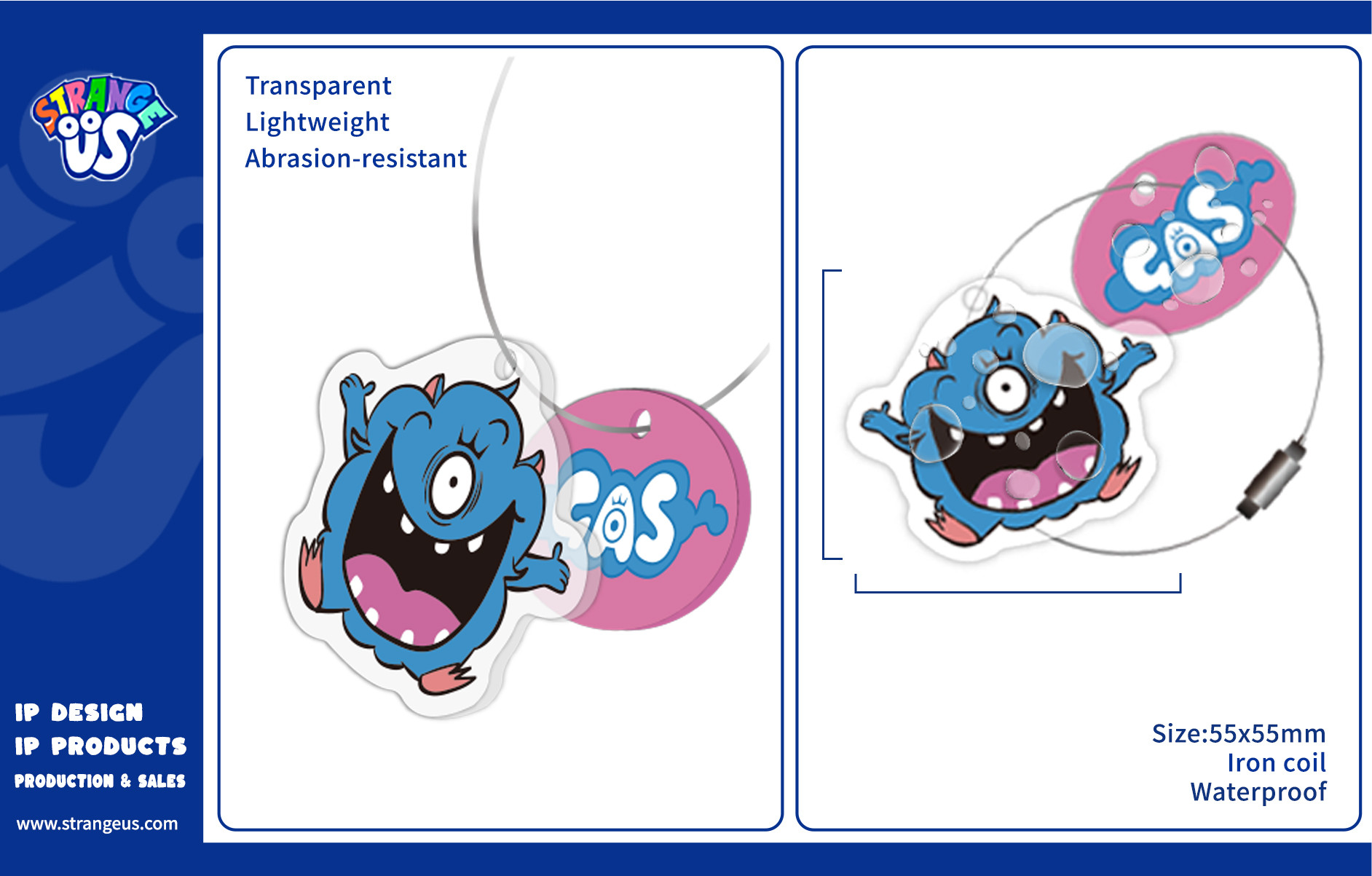 Cute Monster Click Pens