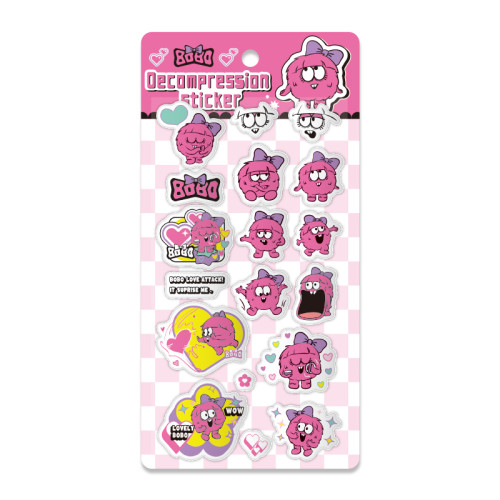 Pop-it Monster Stickers
