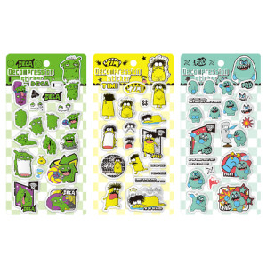 Pop-it Monster Stickers