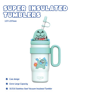 Monster Straw Shaker Cup