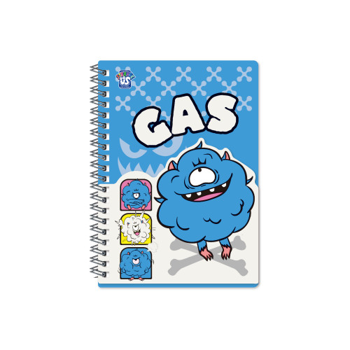 Monster Bi-fold Sticky  Note Pad