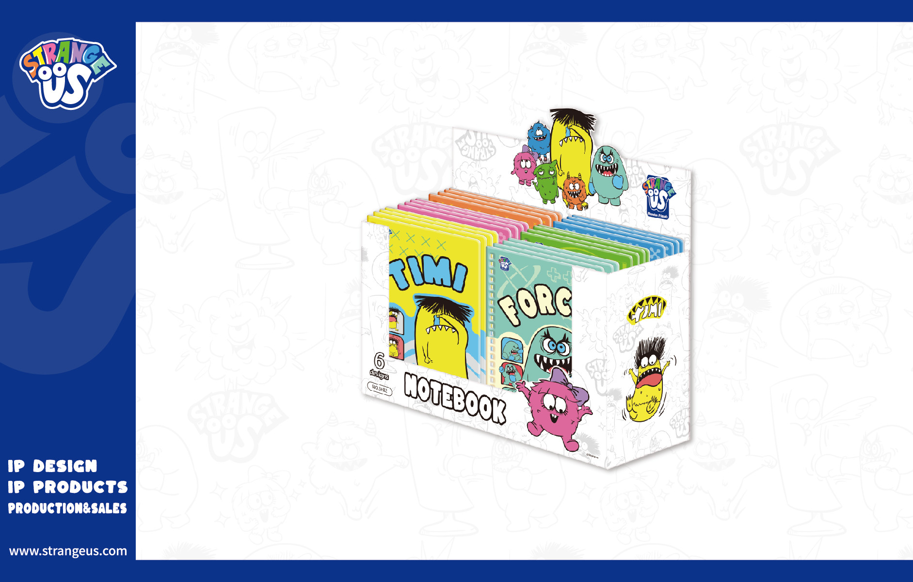 Cute Monster Click Pens