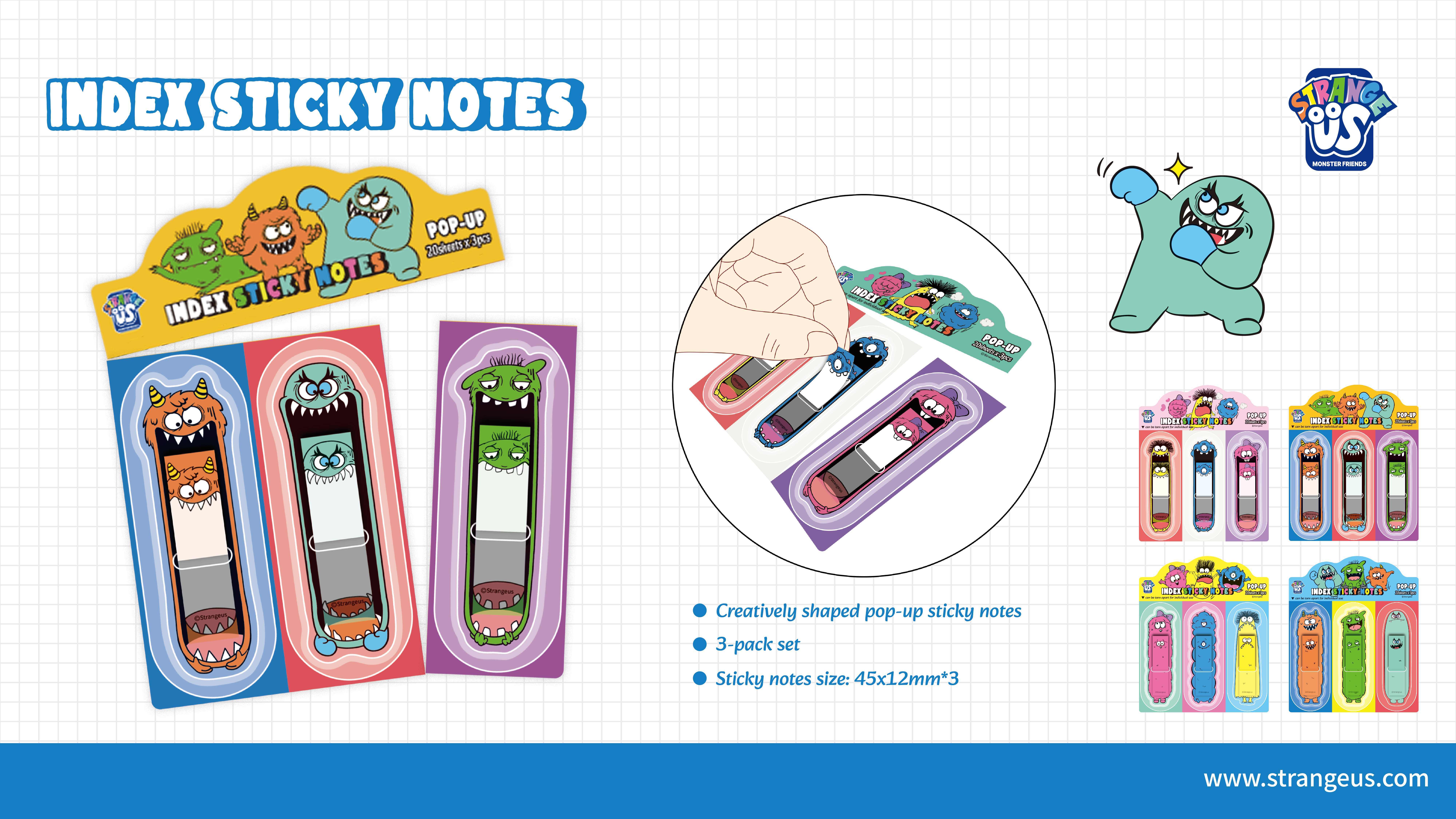 Cute Monster Click Pens