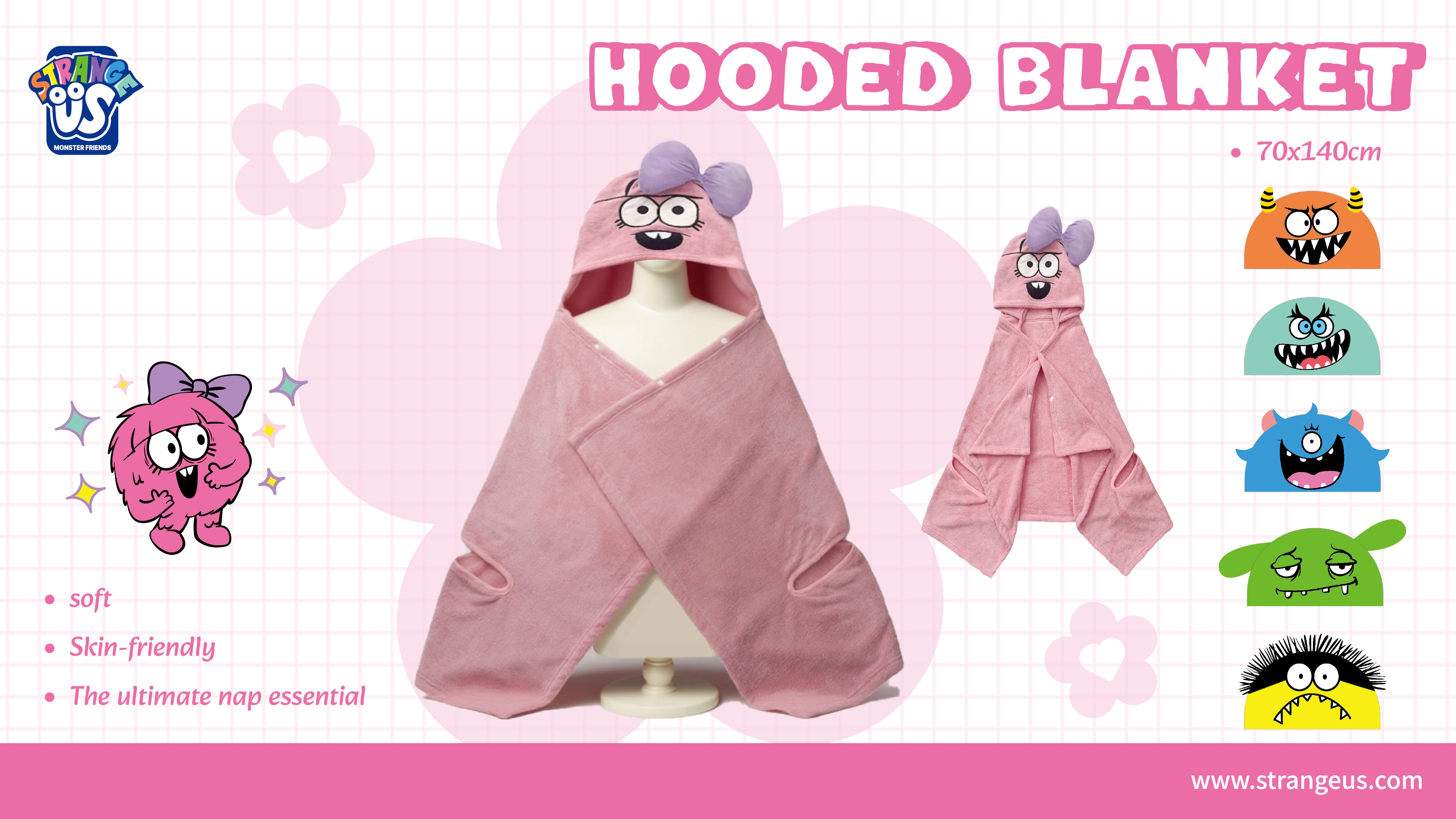 Cute Monster Click Pens