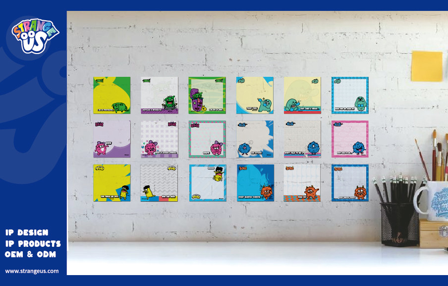 Cute Monster Click Pens