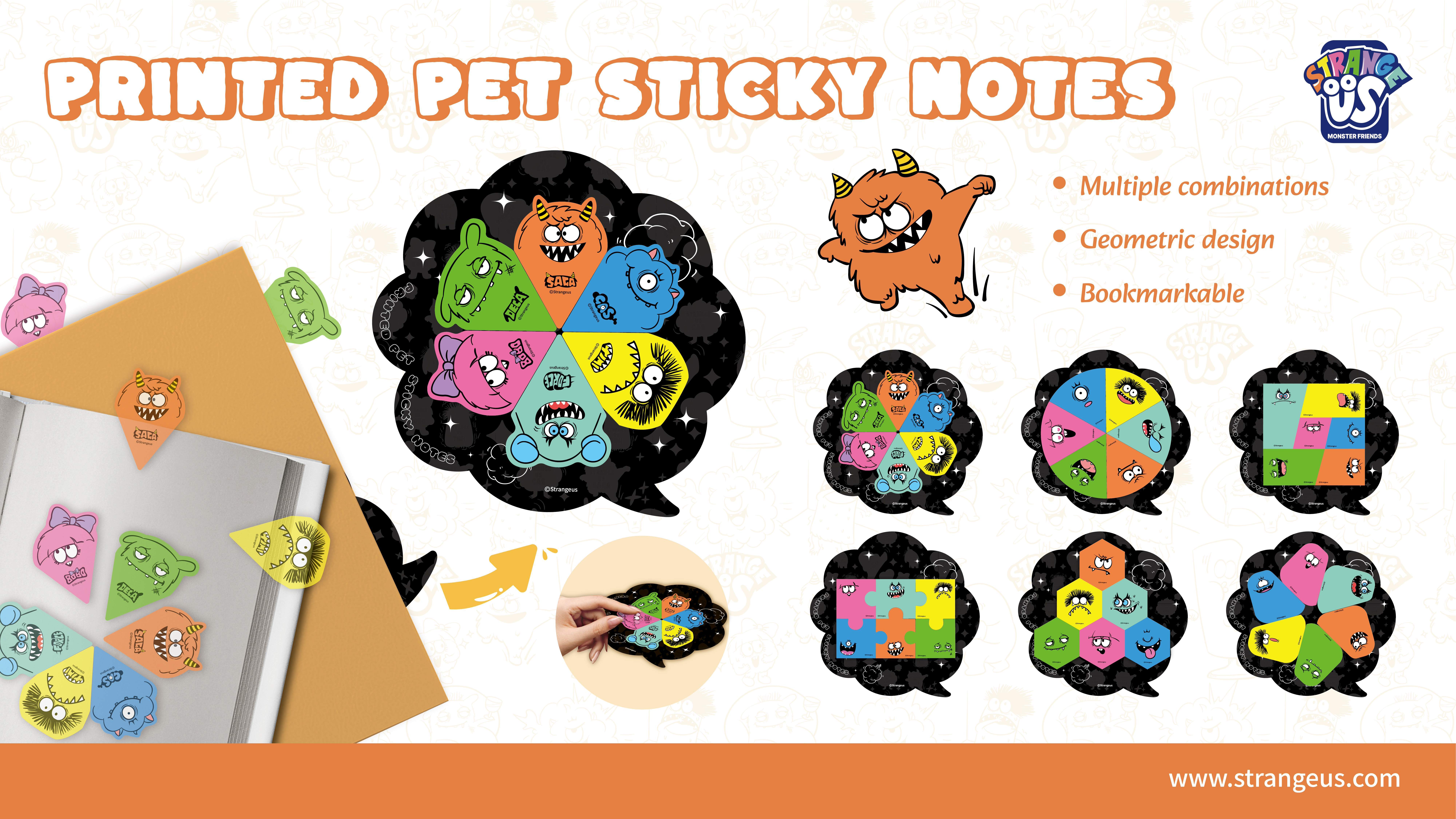 Cute Monster Click Pens