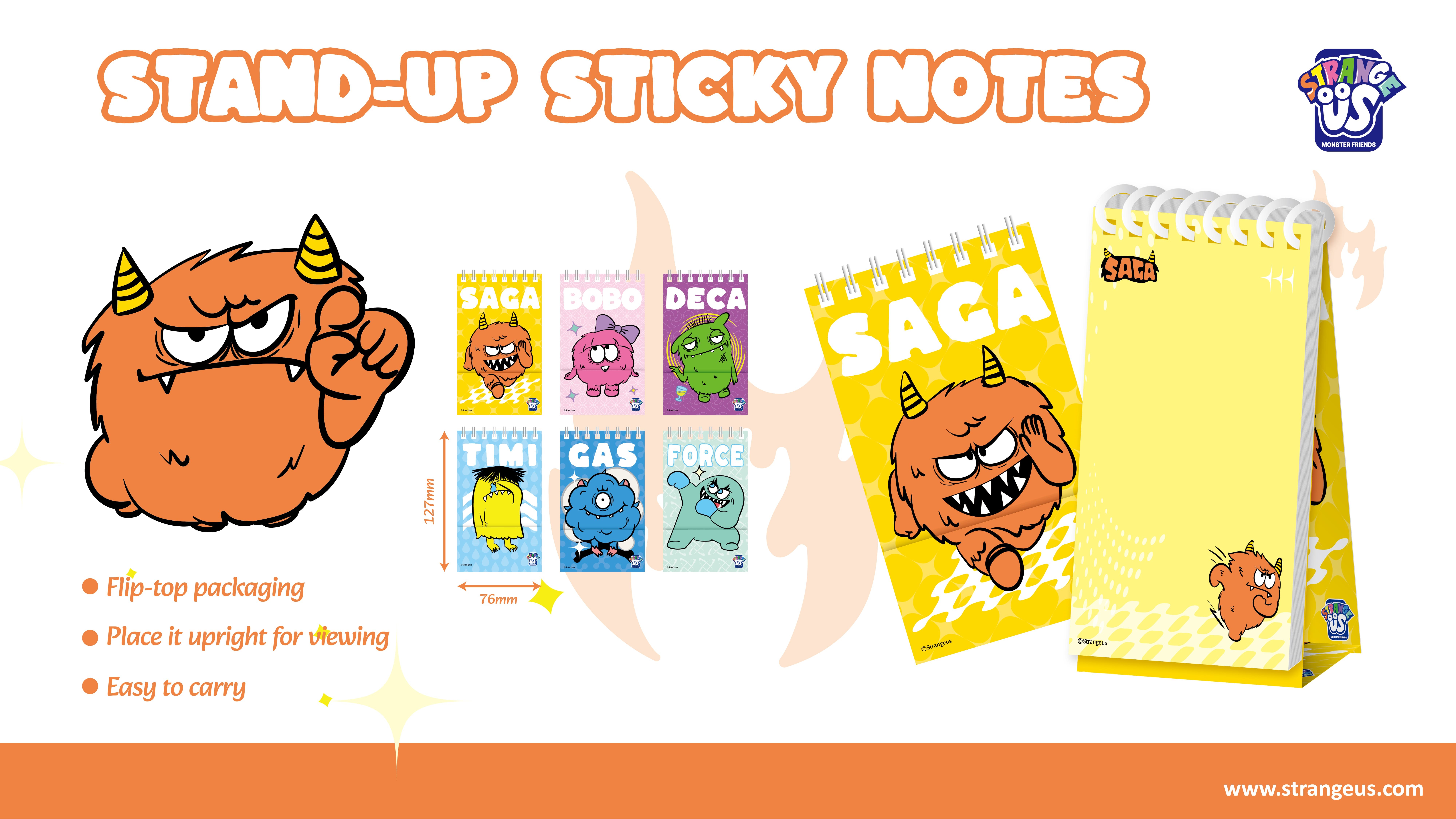 Cute Monster Click Pens