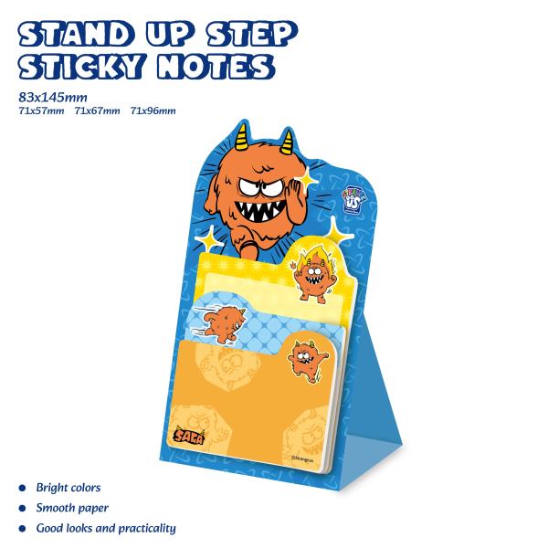 Monster Monster Stand Up Step Sticky