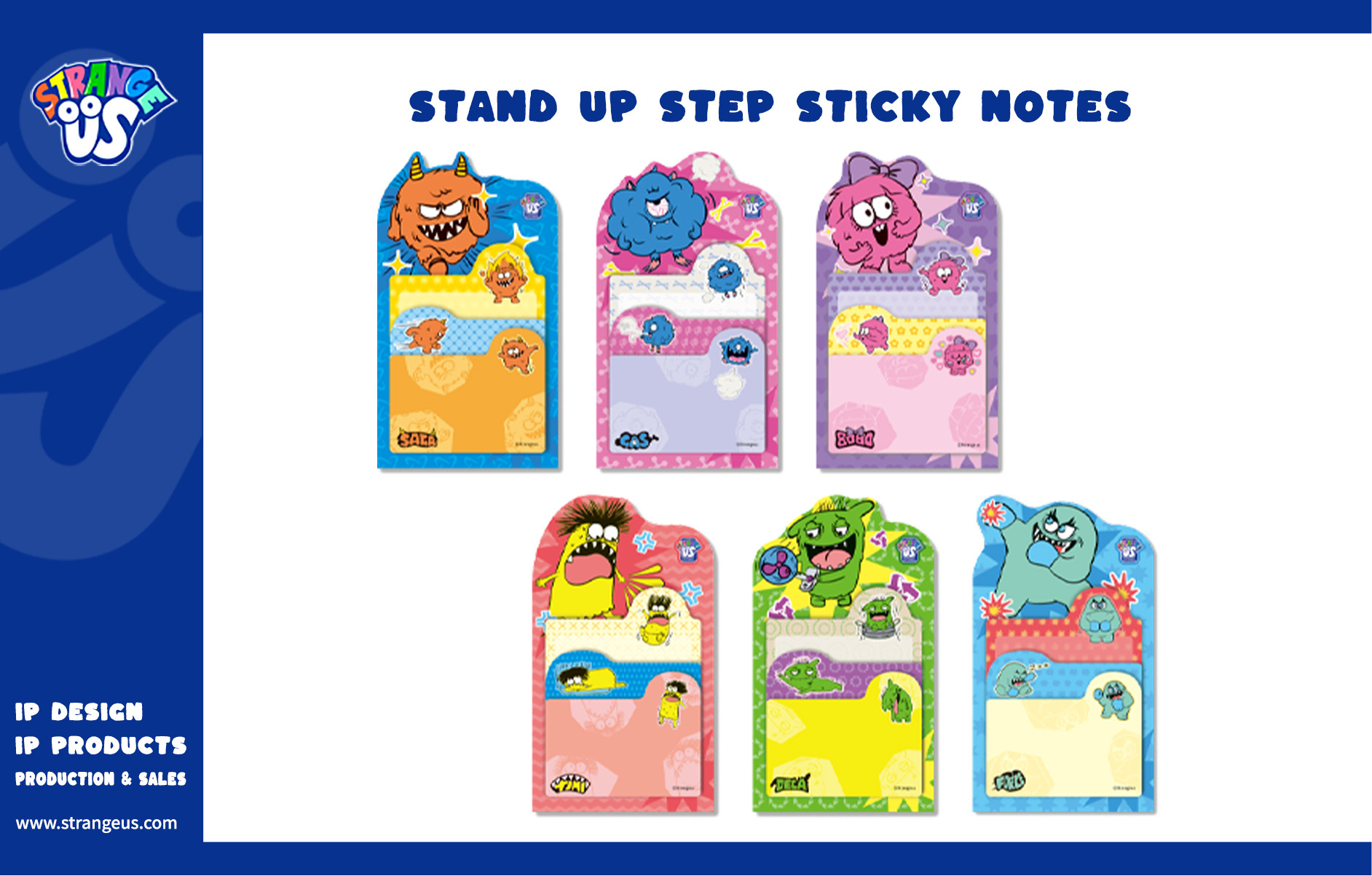 Cute Monster Click Pens