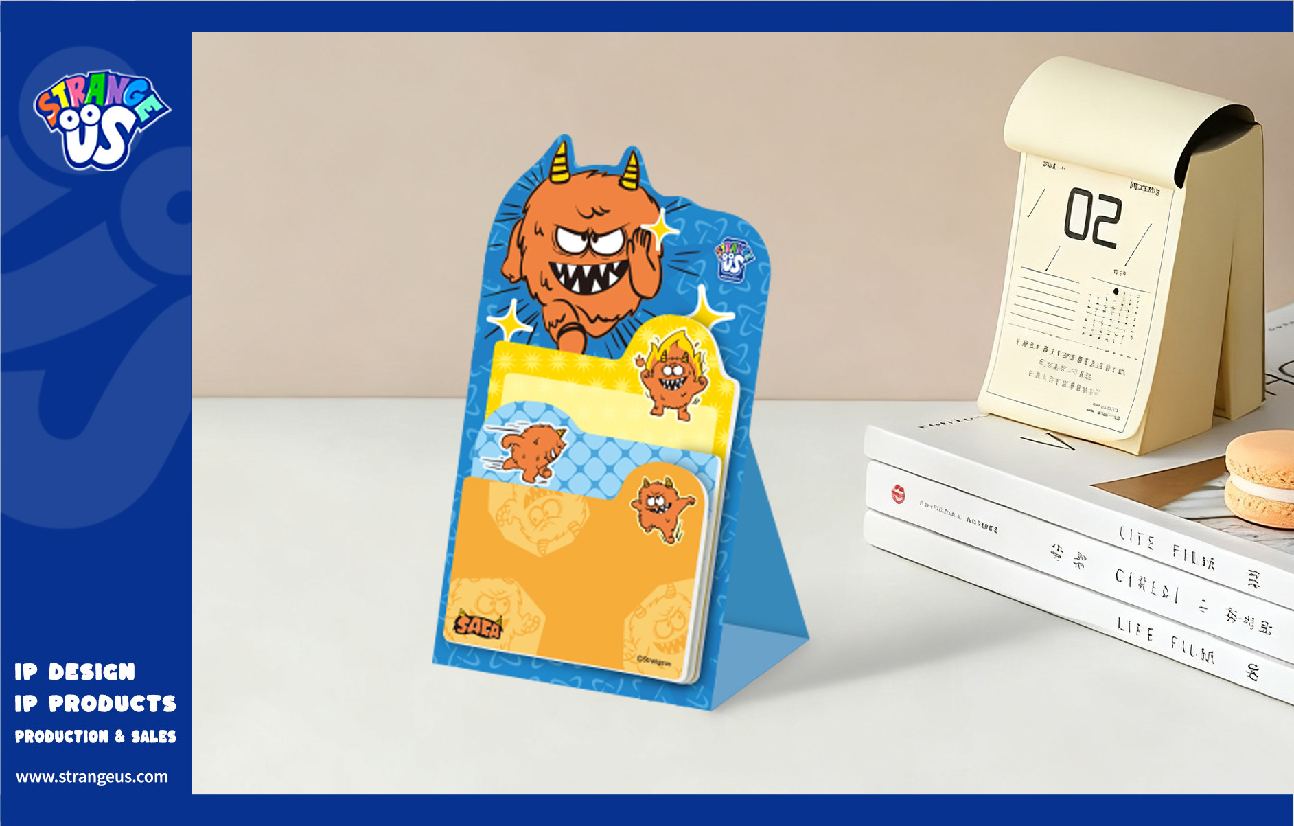 Cute Monster Click Pens