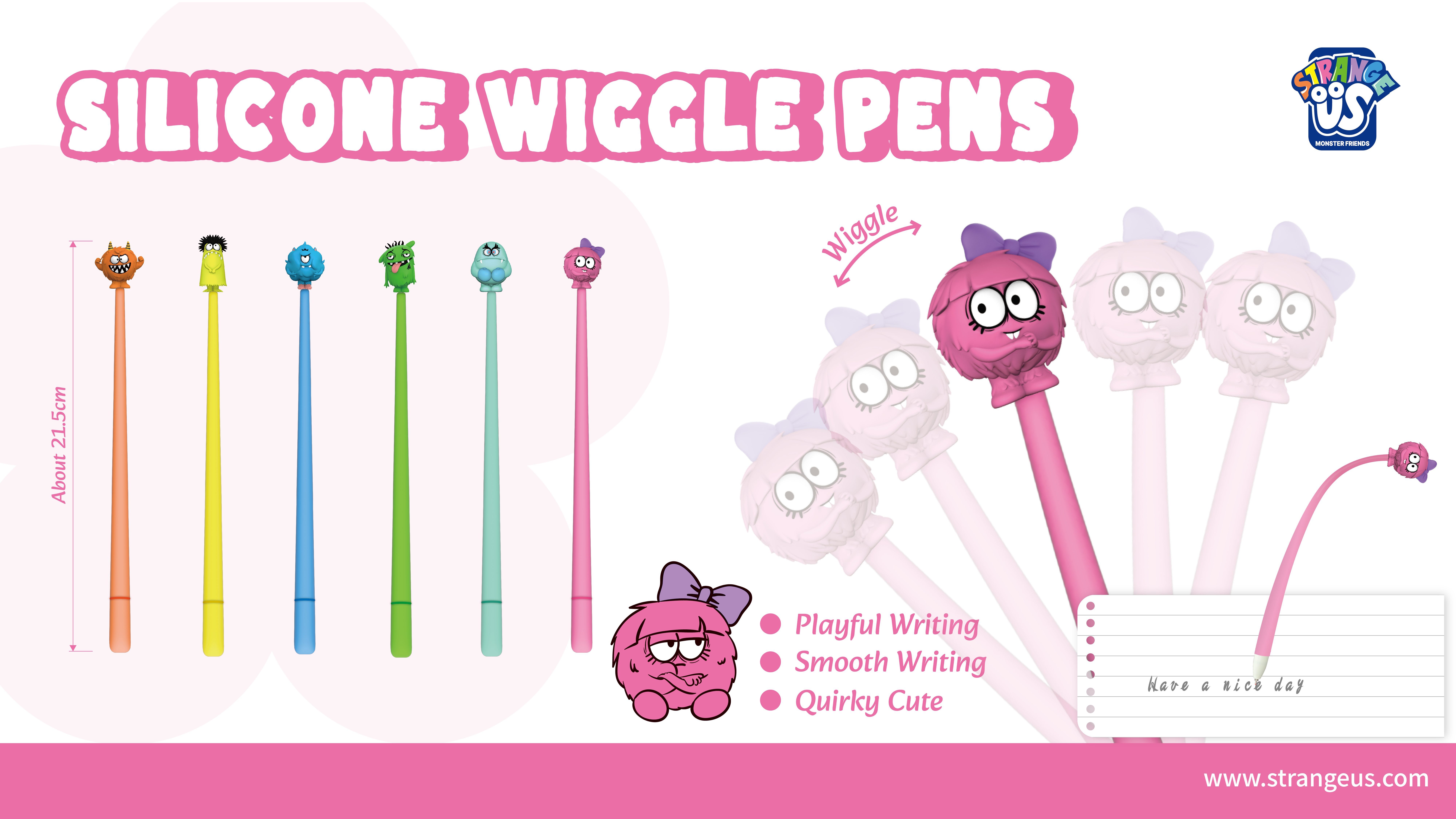 Cute Monster Click Pens