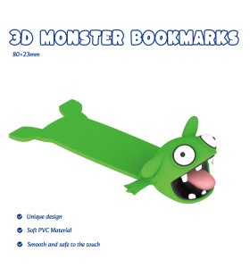 3D Monster Bookmarks