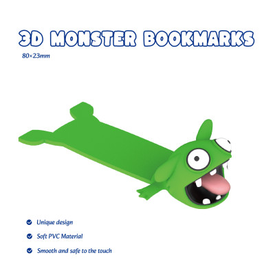 3D Monster Bookmarks