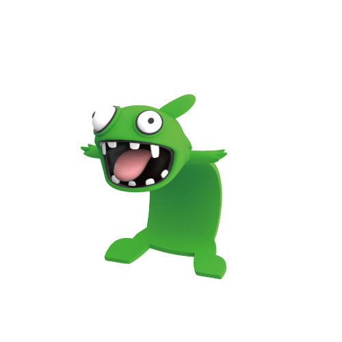 3D Monster Bookmarks