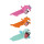 3D Monster Bookmarks