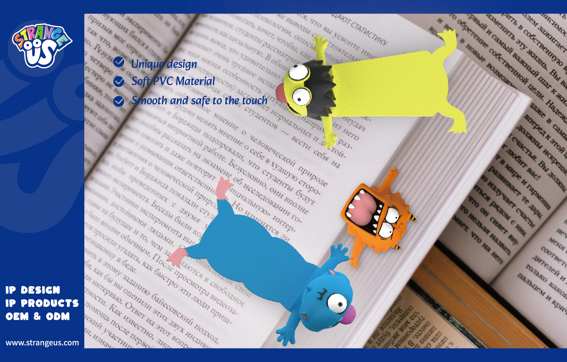 Cute Monster Click Pens