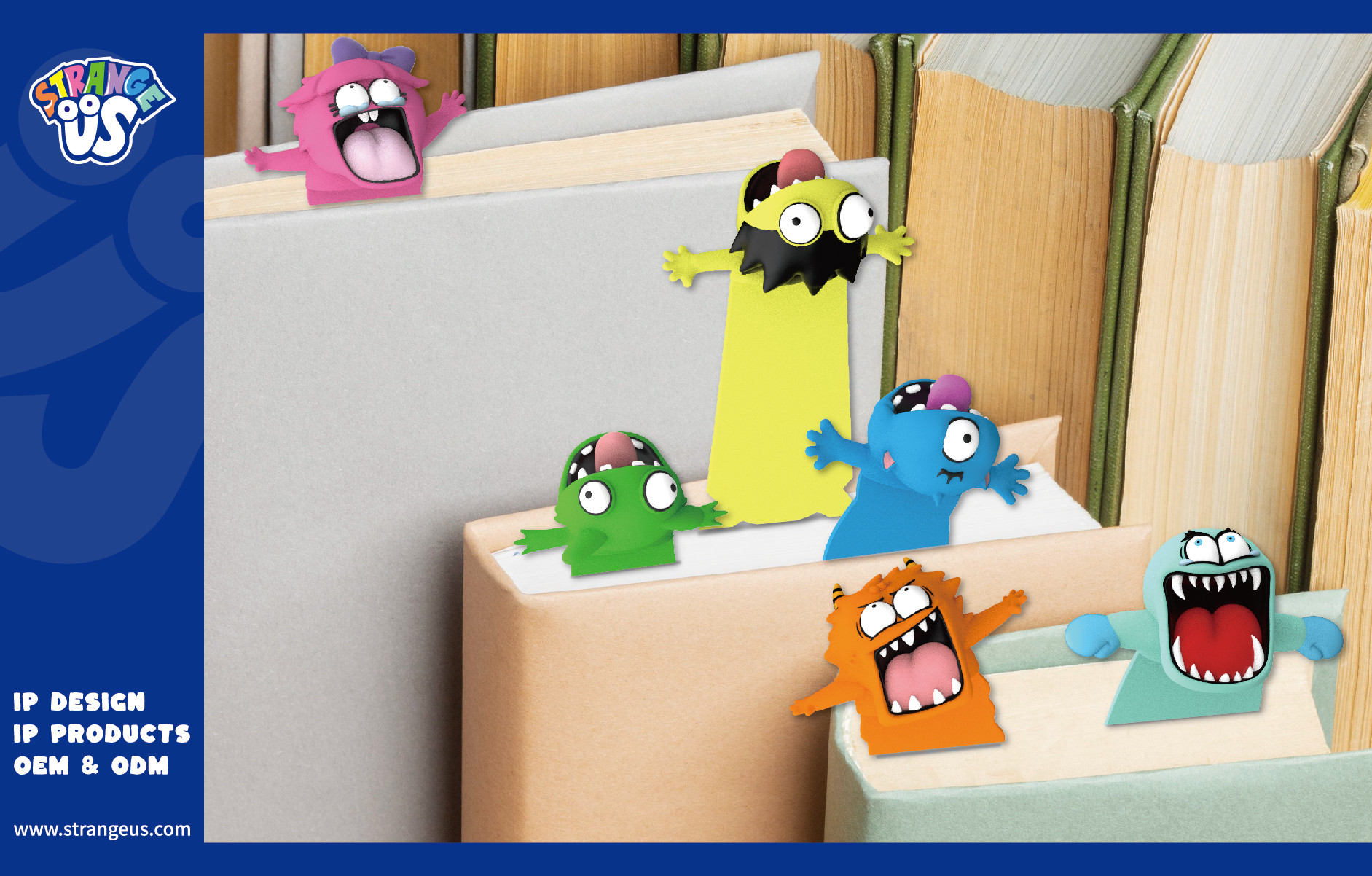Cute Monster Click Pens