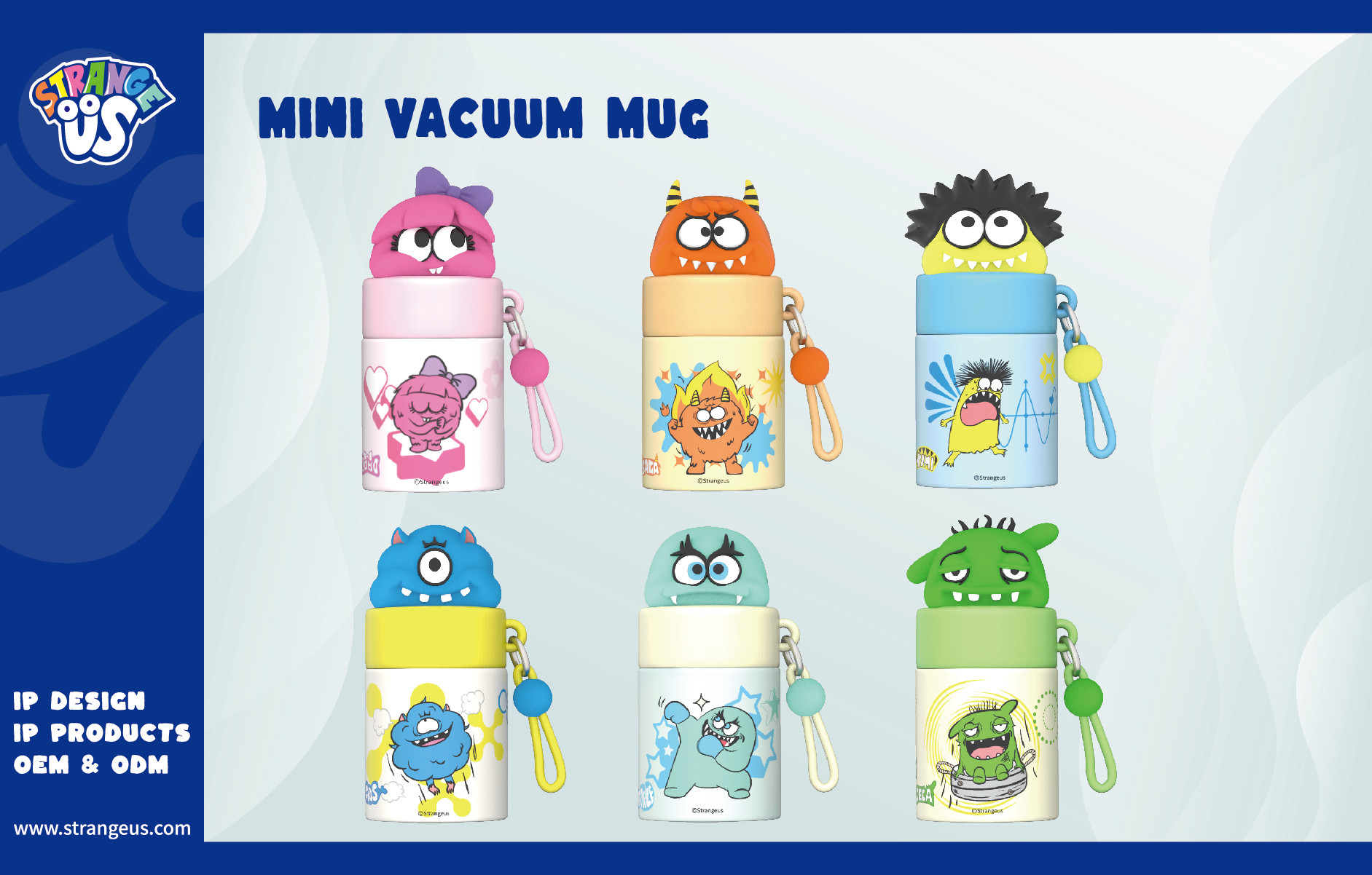 Cute Monster Click Pens