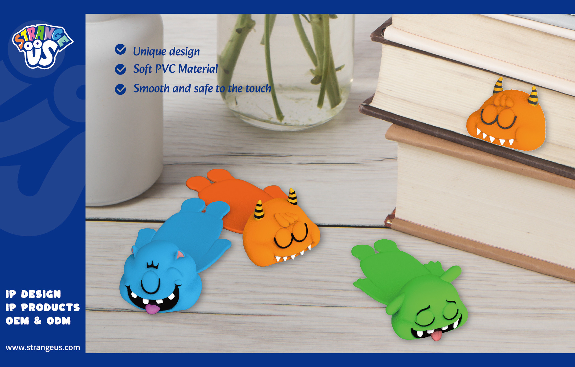 Cute Monster Click Pens