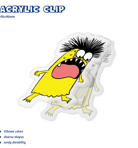 Monster Acrylic Clip
