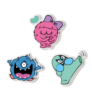 Monster Acrylic Clip