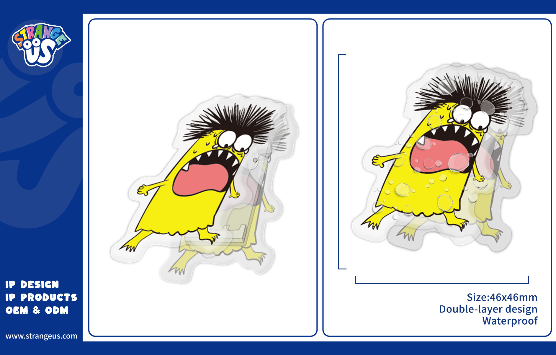 Cute Monster Click Pens