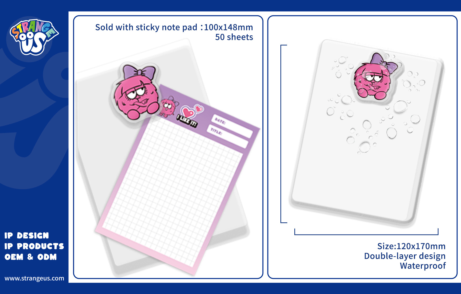 Cute Monster Click Pens