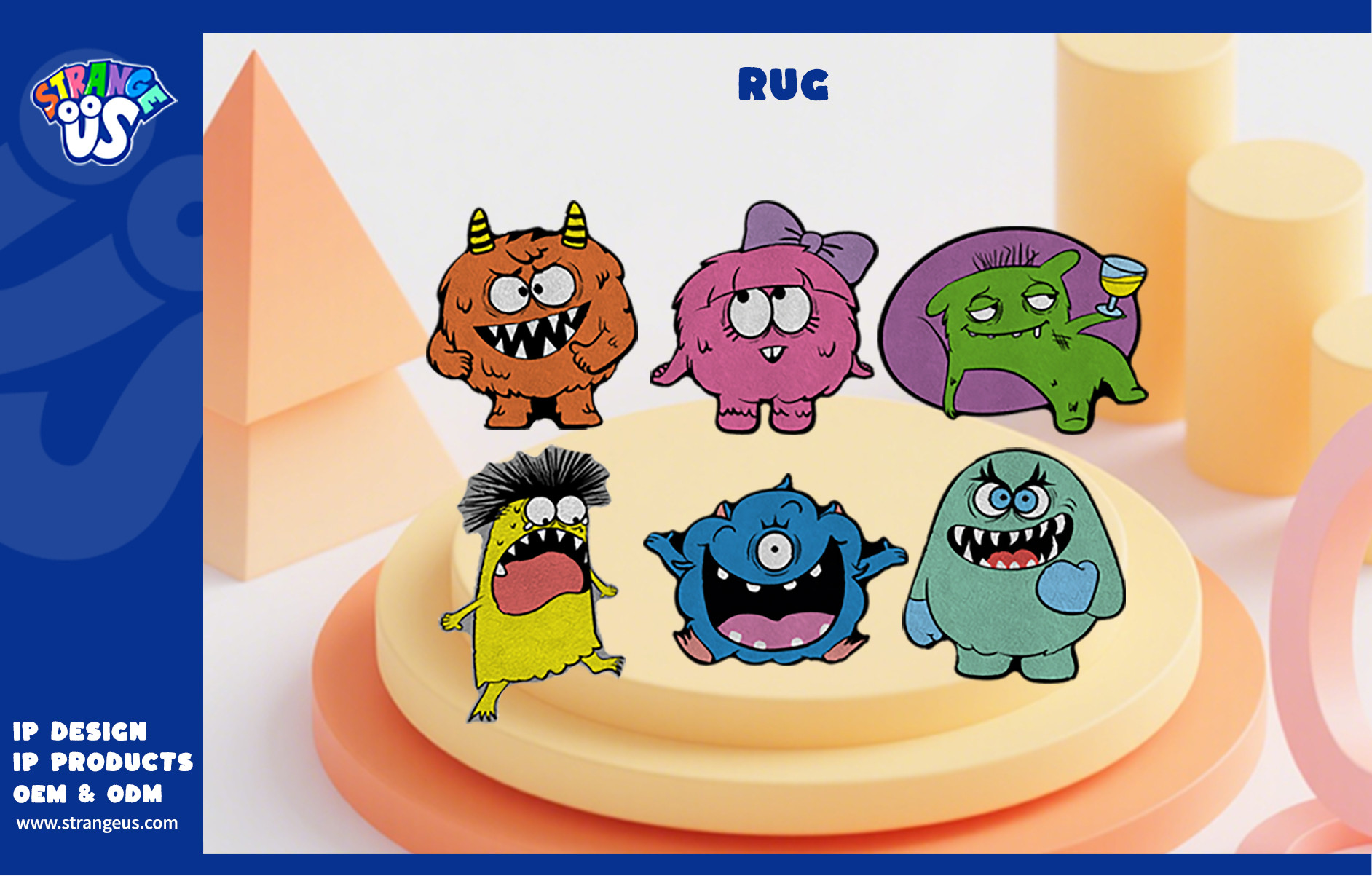 Cute Monster Click Pens