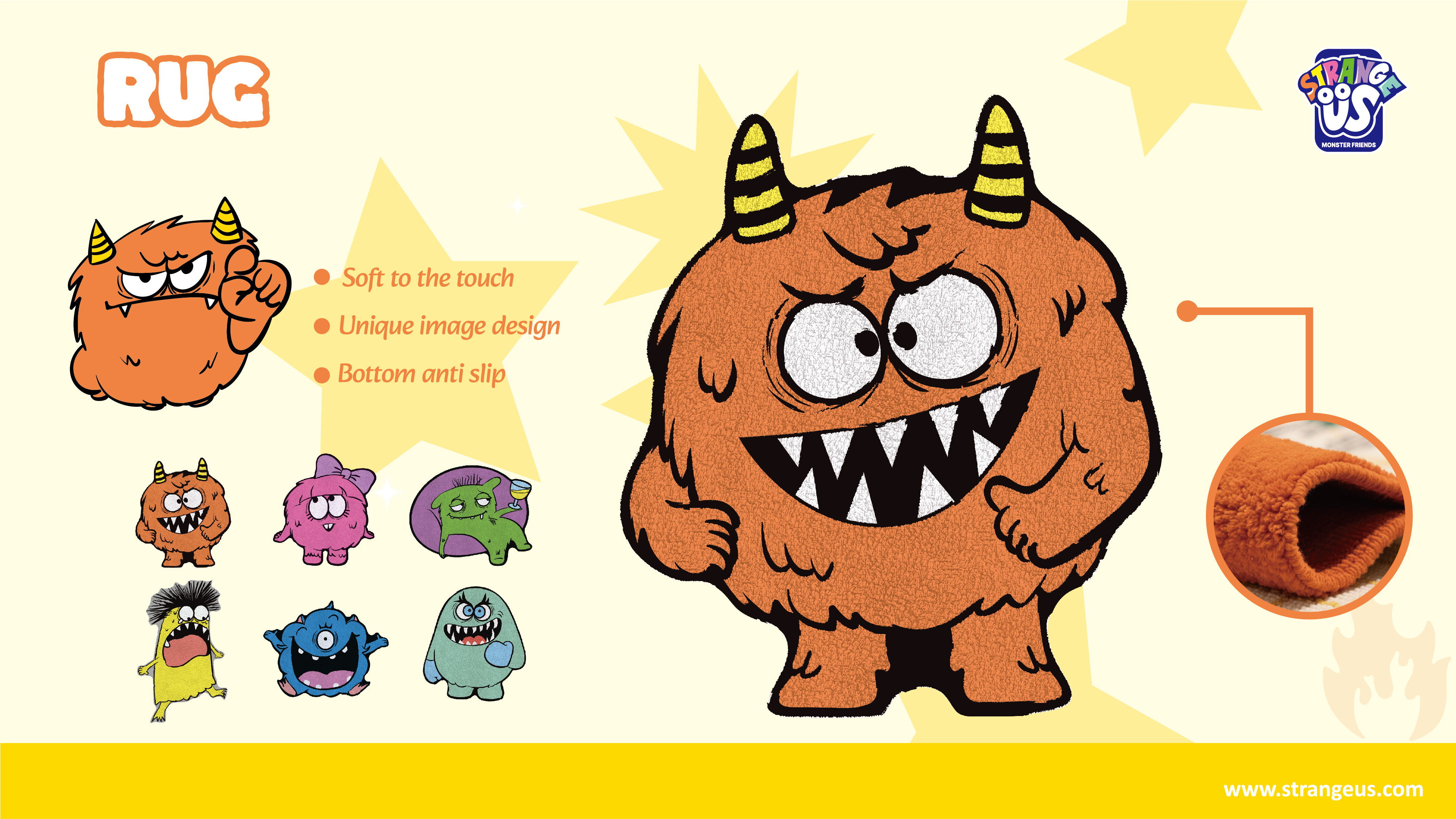 Cute Monster Click Pens