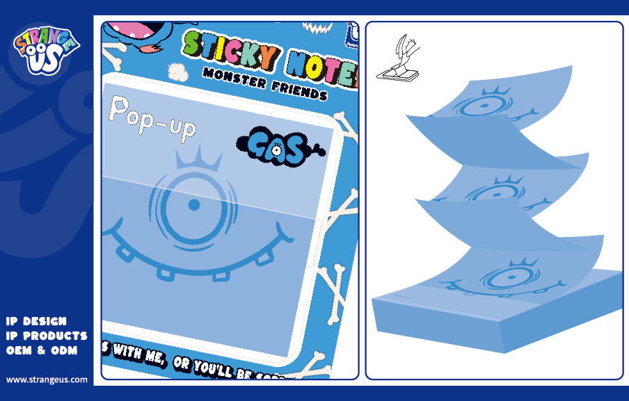 Cute Monster Click Pens