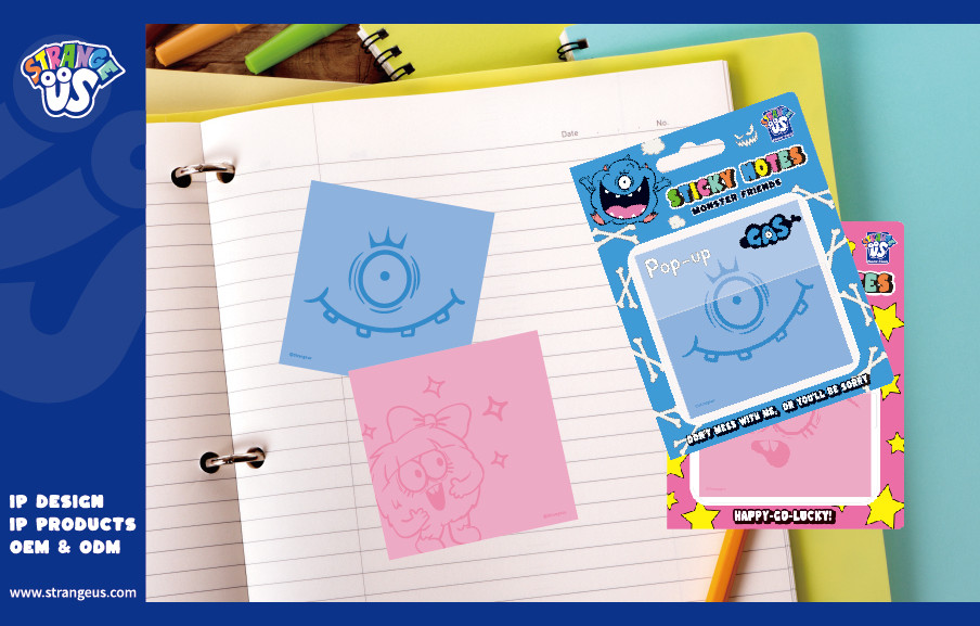Cute Monster Click Pens