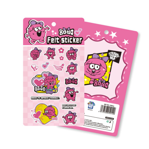 Felt Monster Stickers