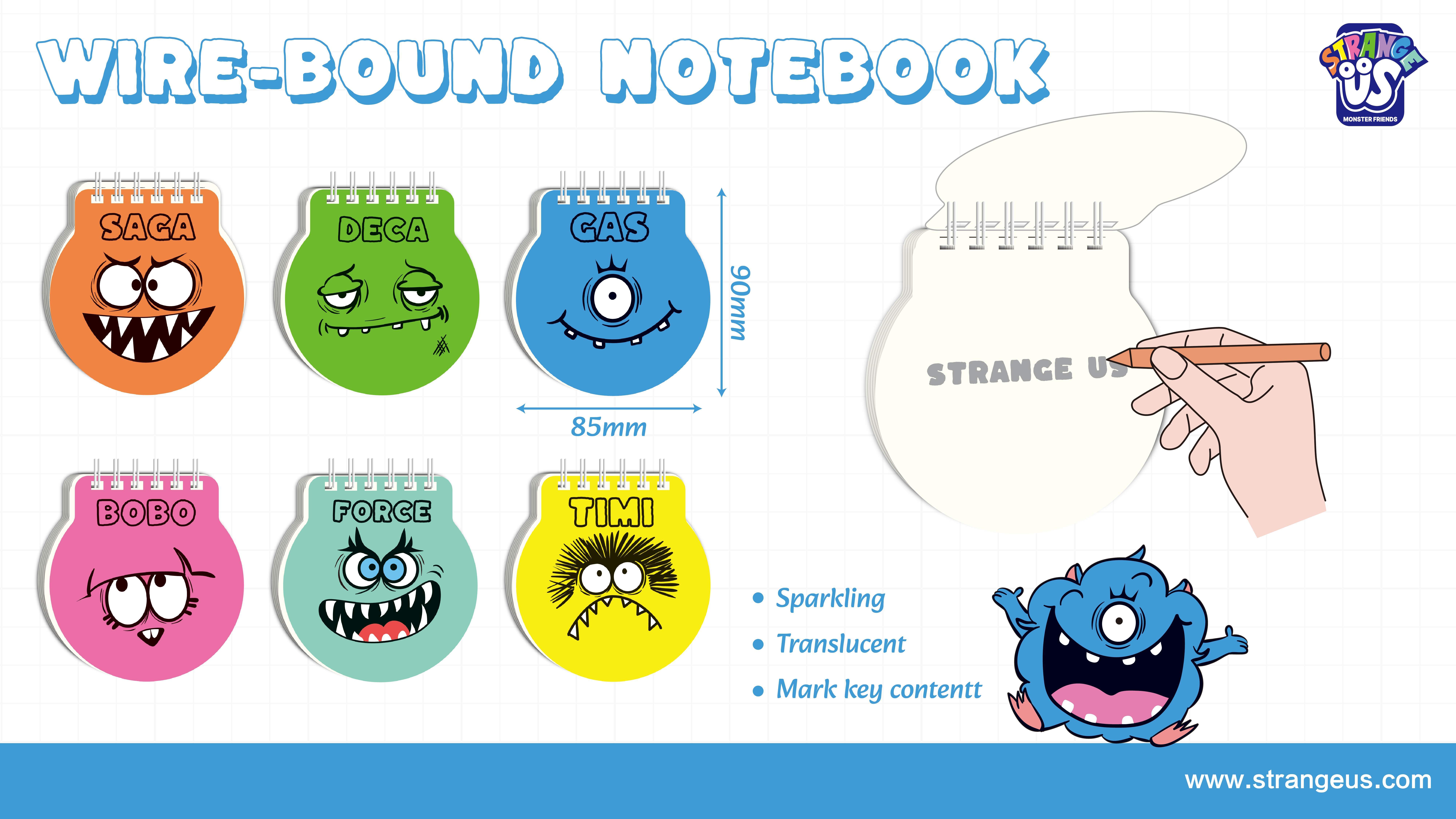 Cute Monster Click Pens