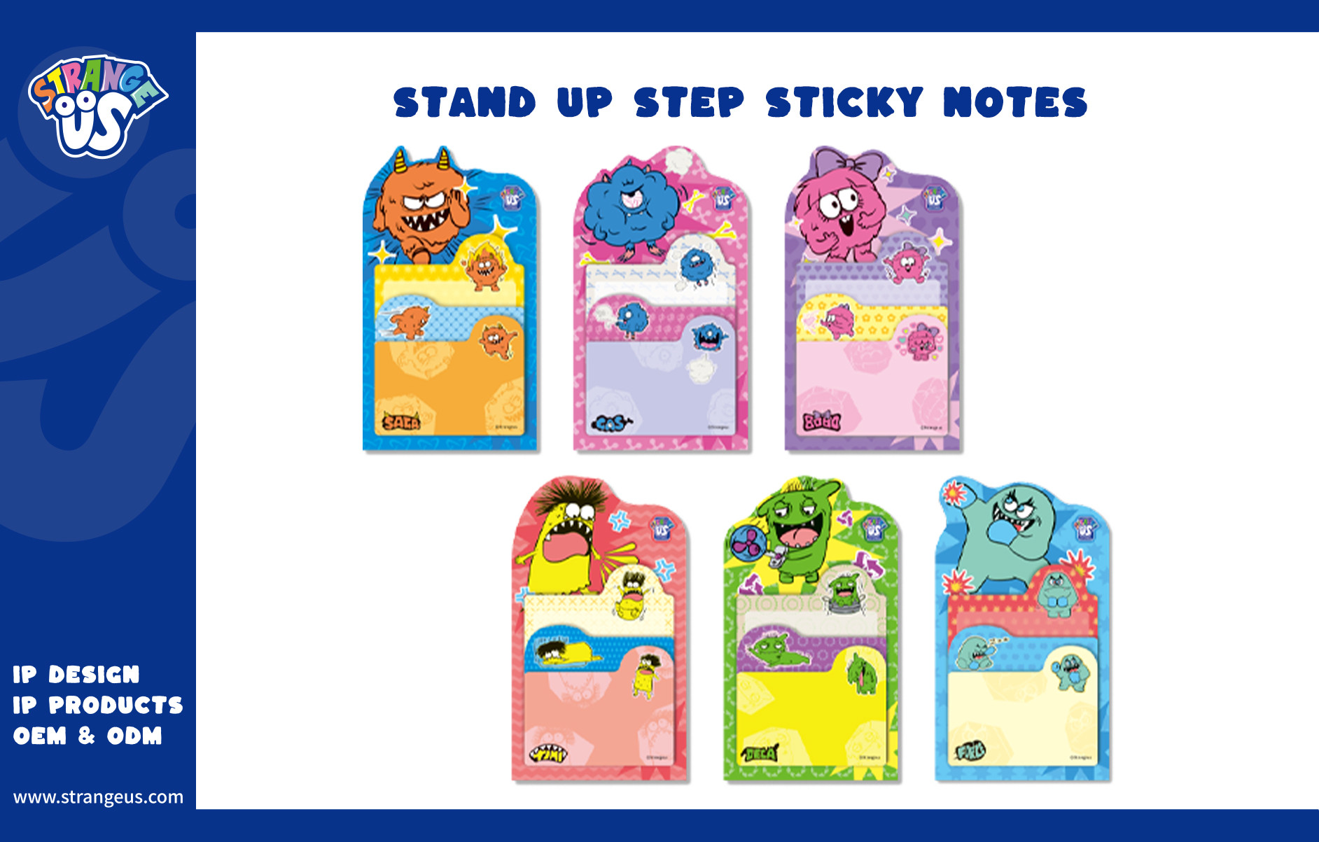 Cute Monster Click Pens