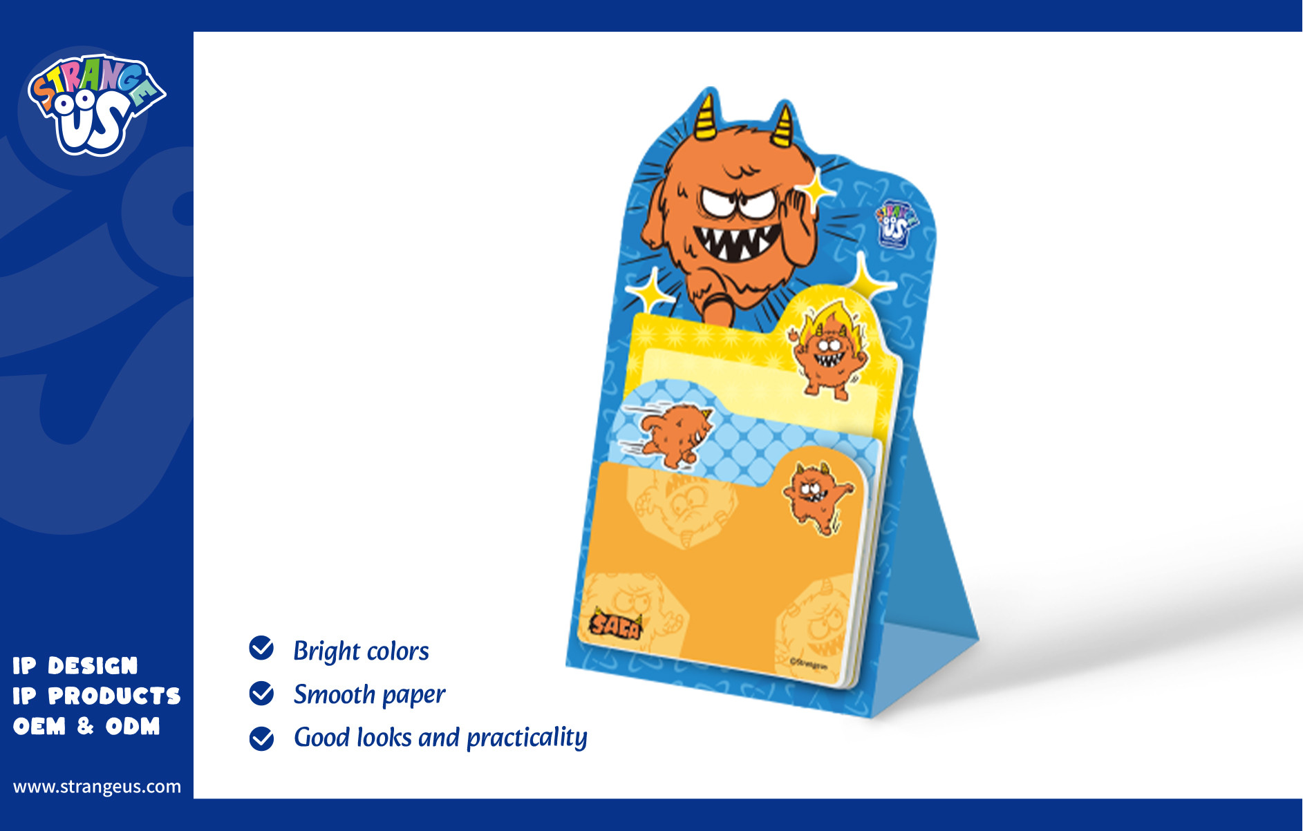Cute Monster Click Pens