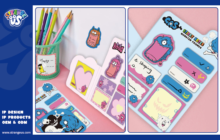 Cute Monster Click Pens