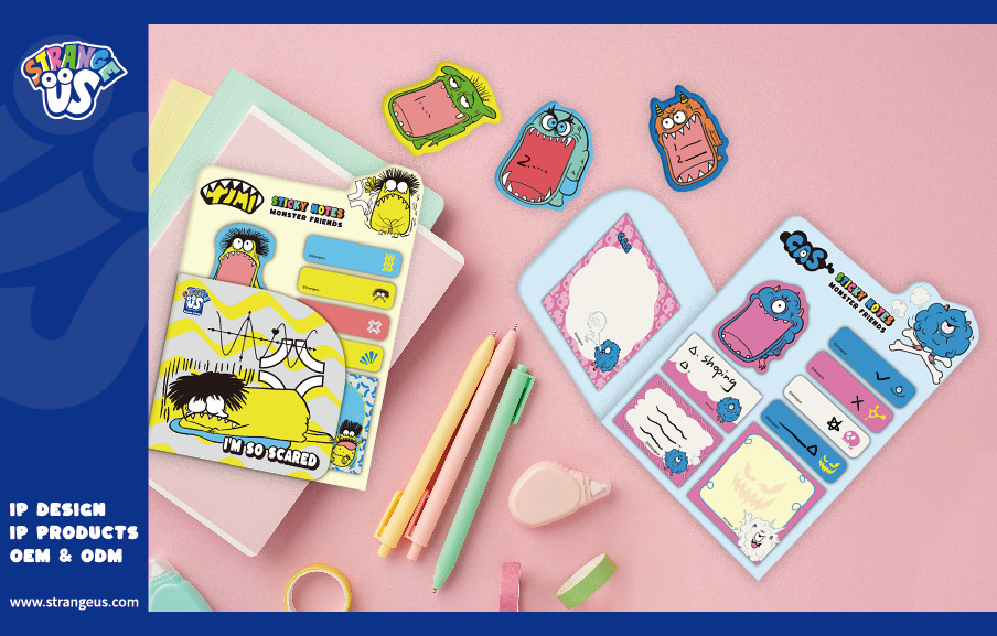 Cute Monster Click Pens