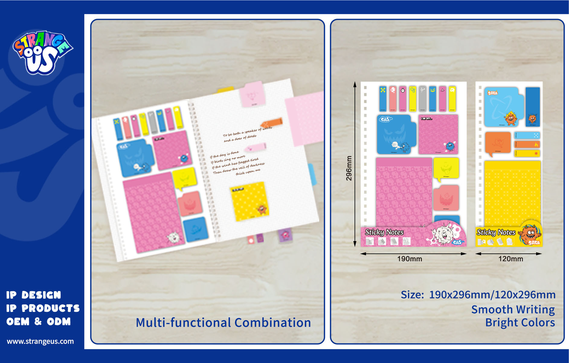 Cute Monster Click Pens