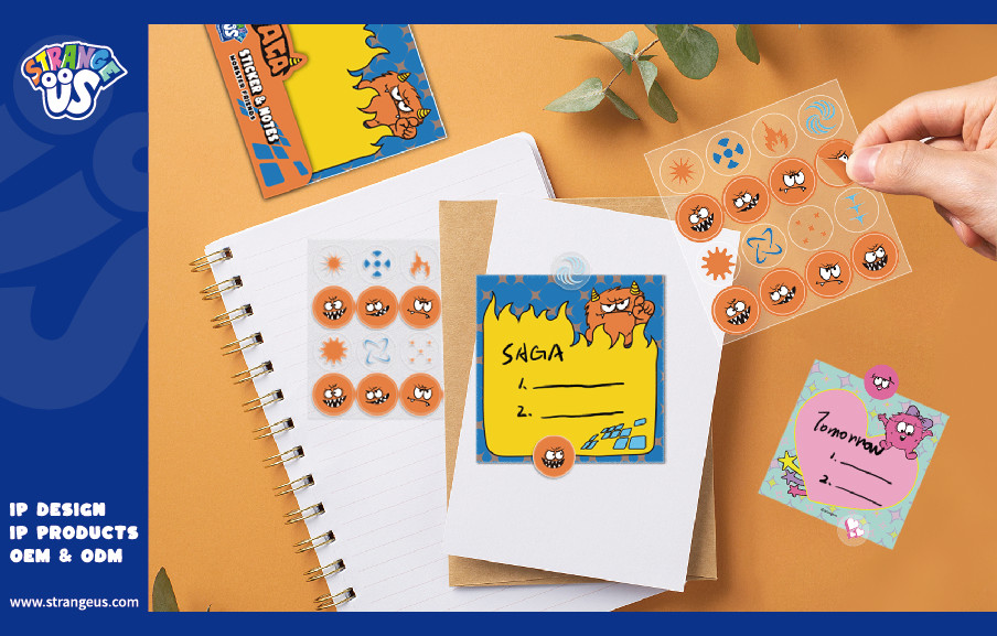 Cute Monster Click Pens