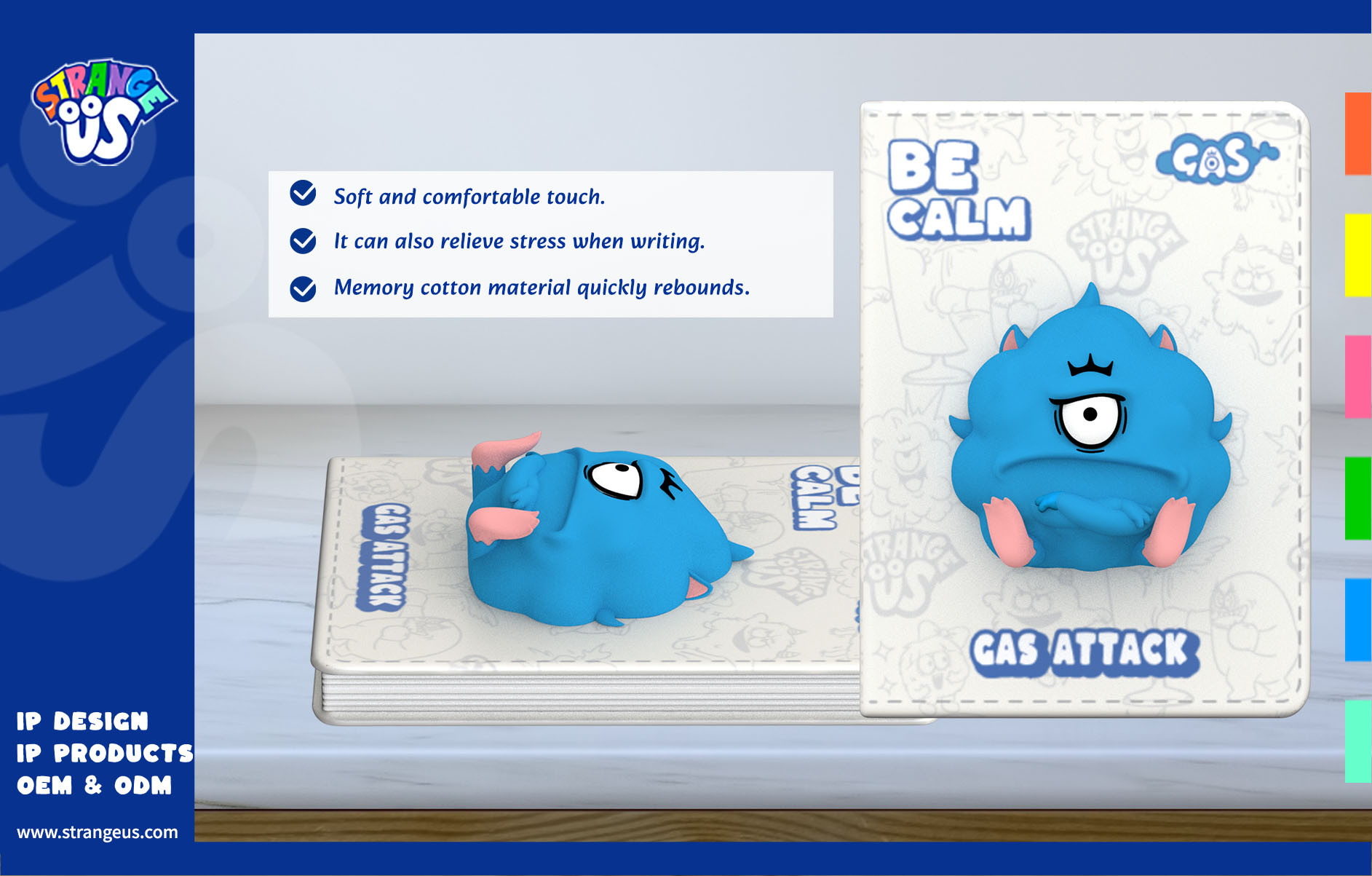 Cute Monster Click Pens