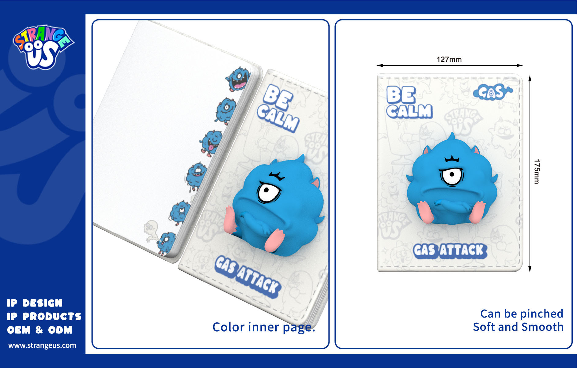 Cute Monster Click Pens