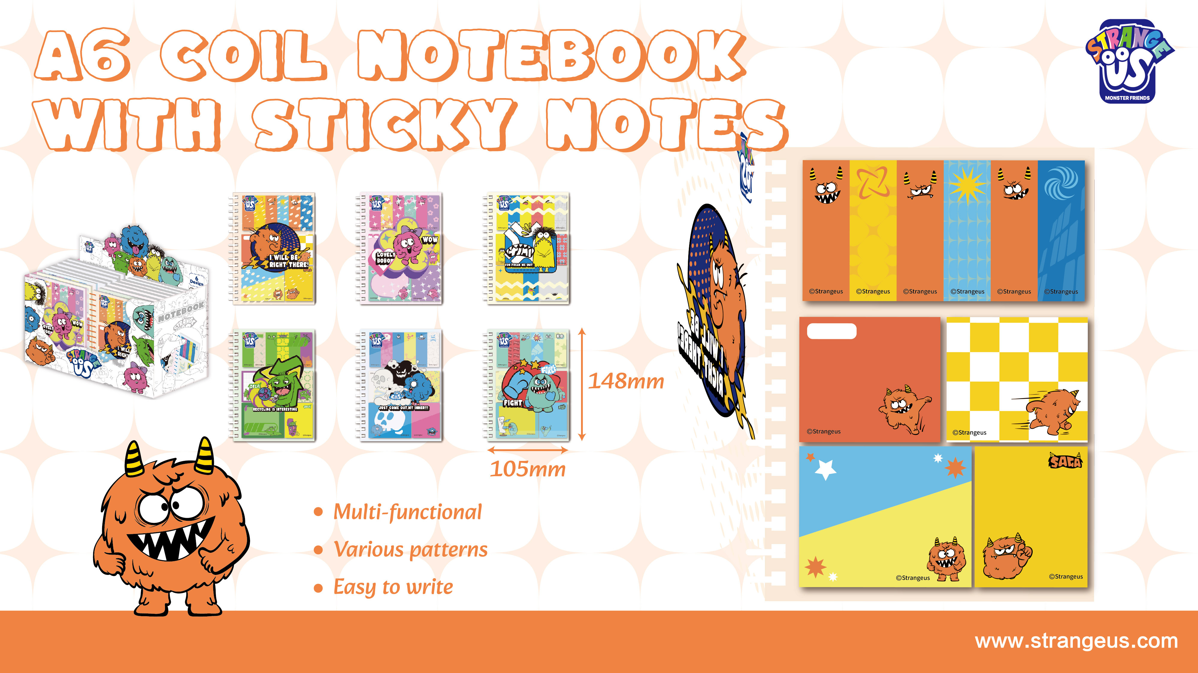 Cute Monster Click Pens