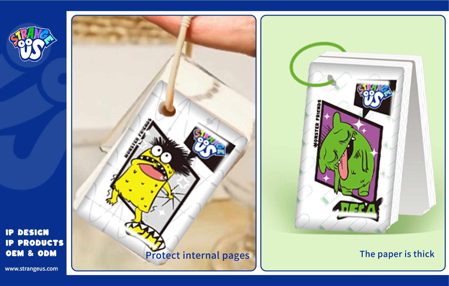 Cute Monster Click Pens