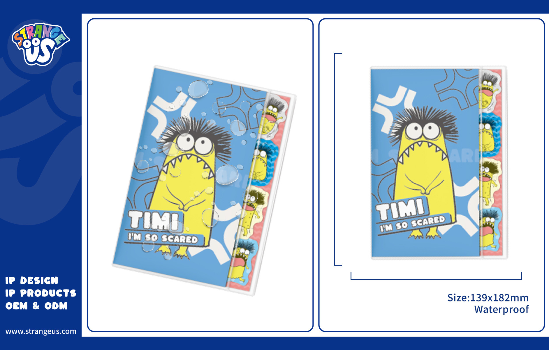 Cute Monster Click Pens