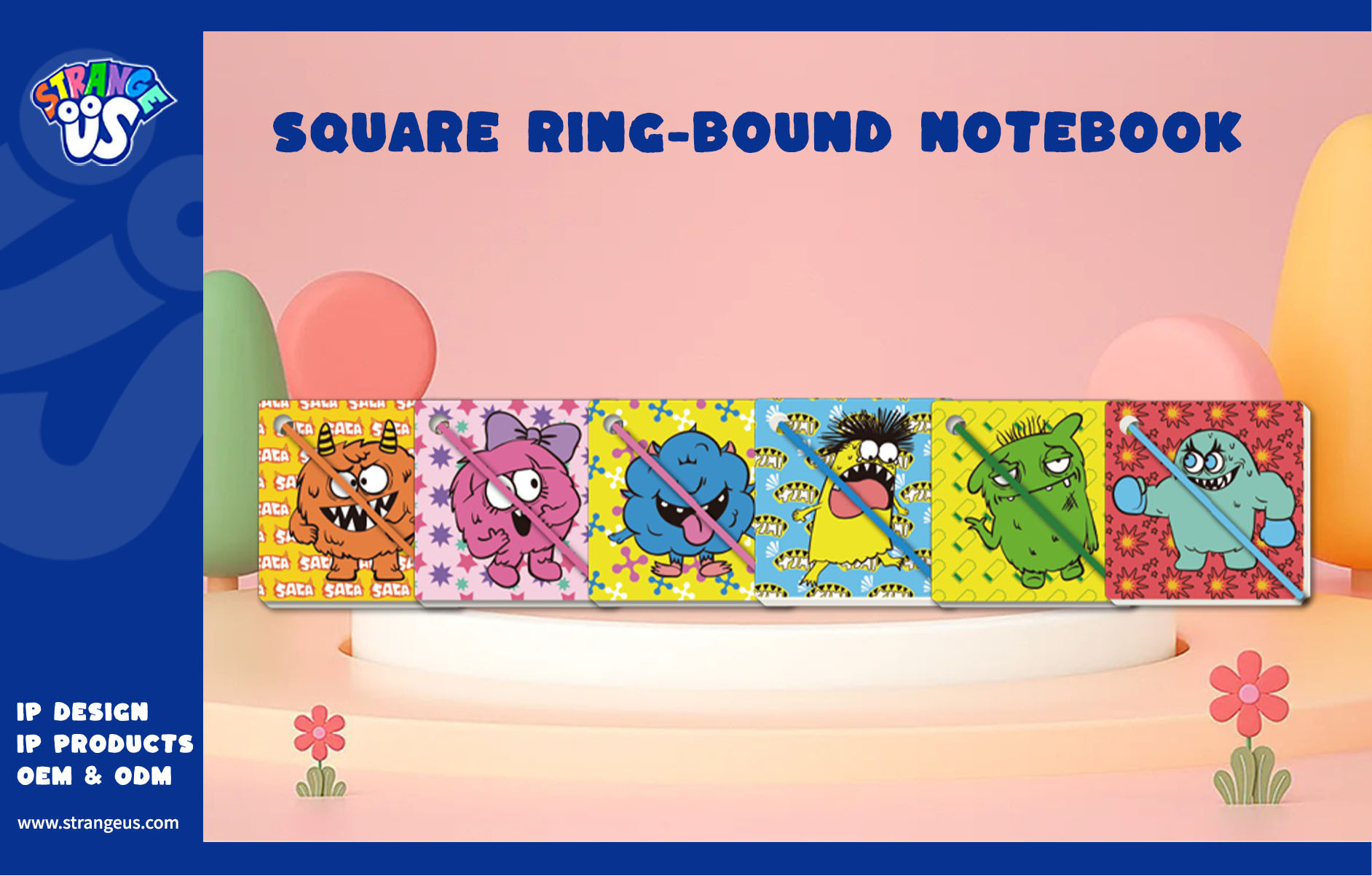 Cute Monster Click Pens