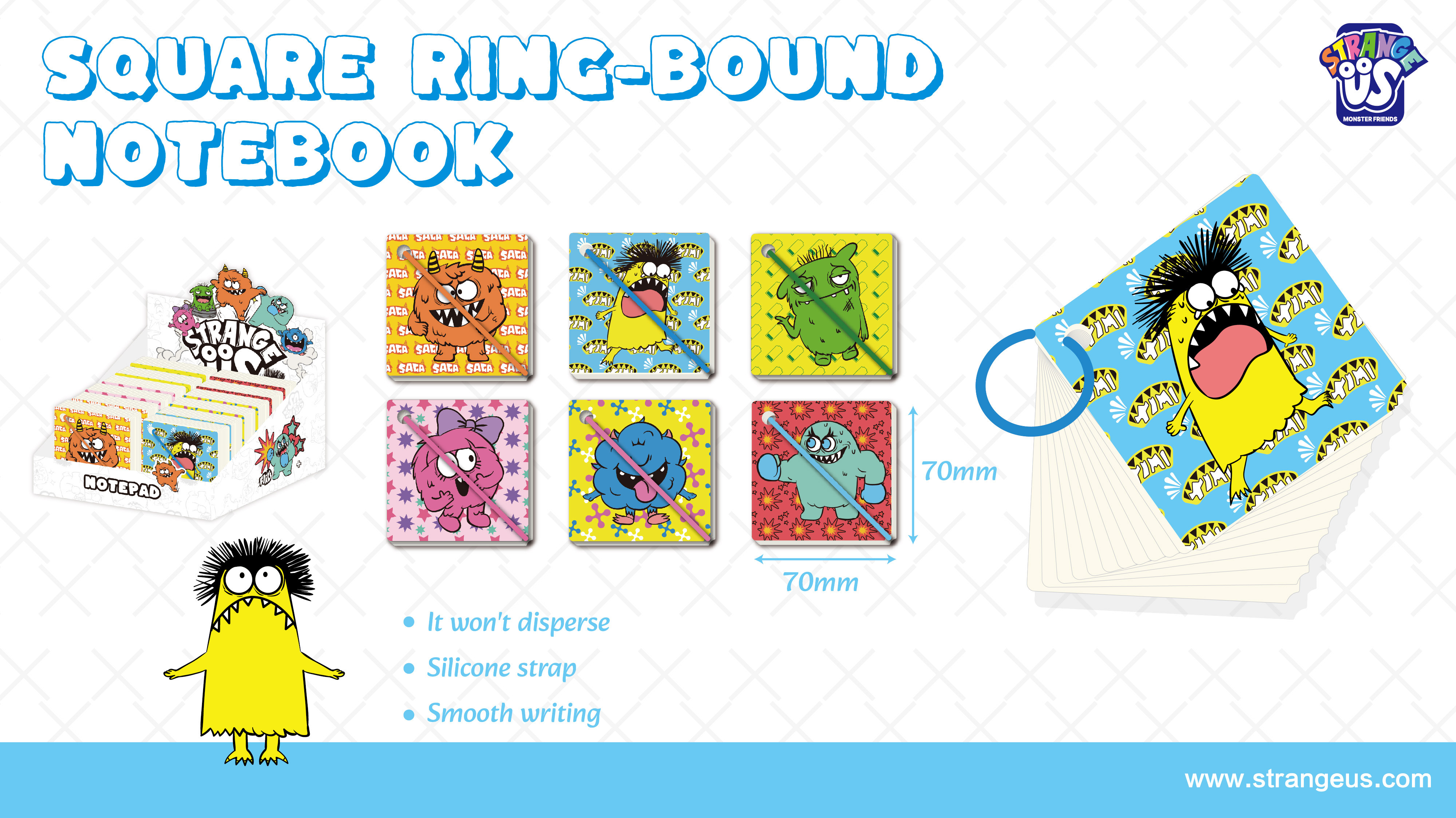 Cute Monster Click Pens